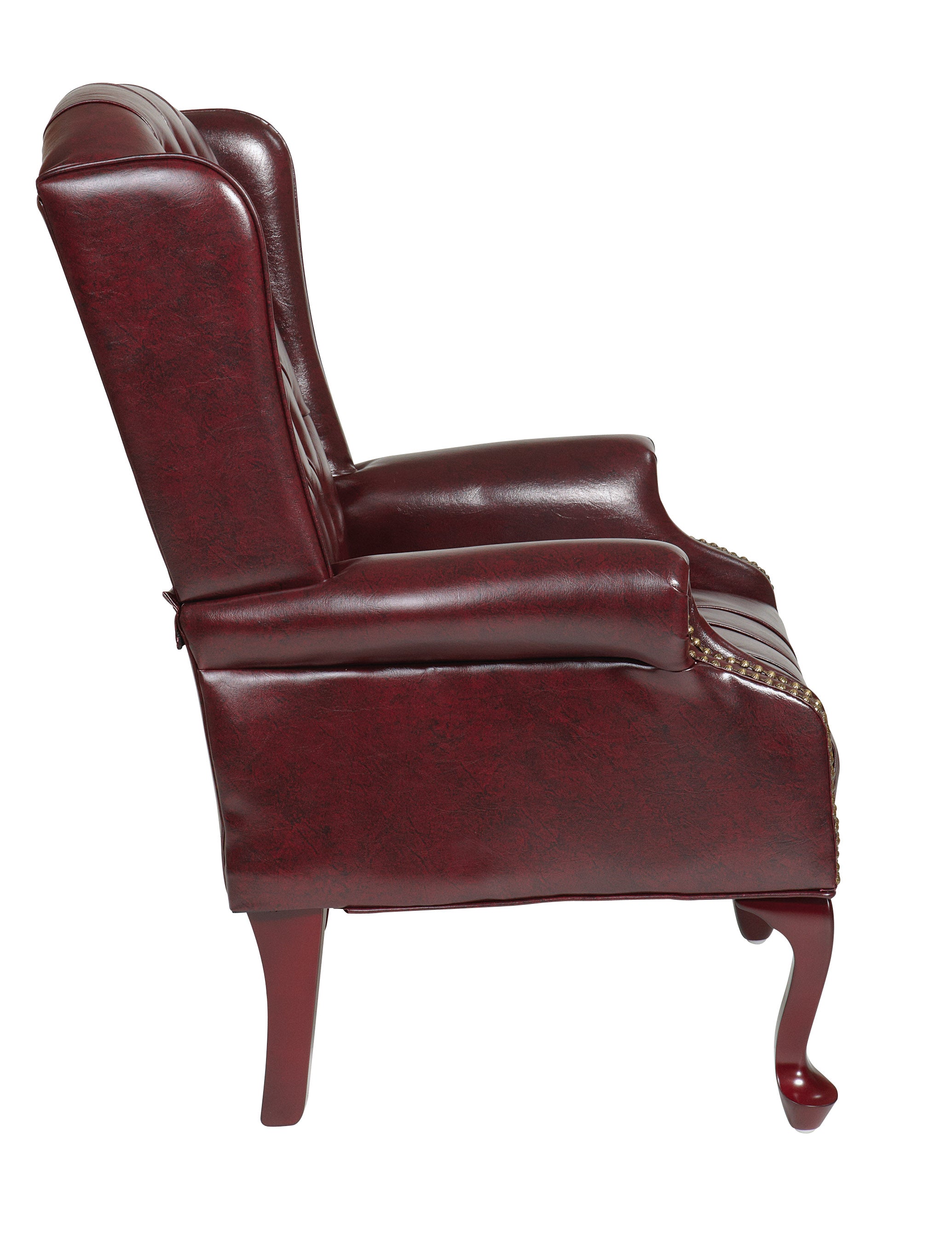 Traditional Queen Anne Style Chair - Royal Cherry