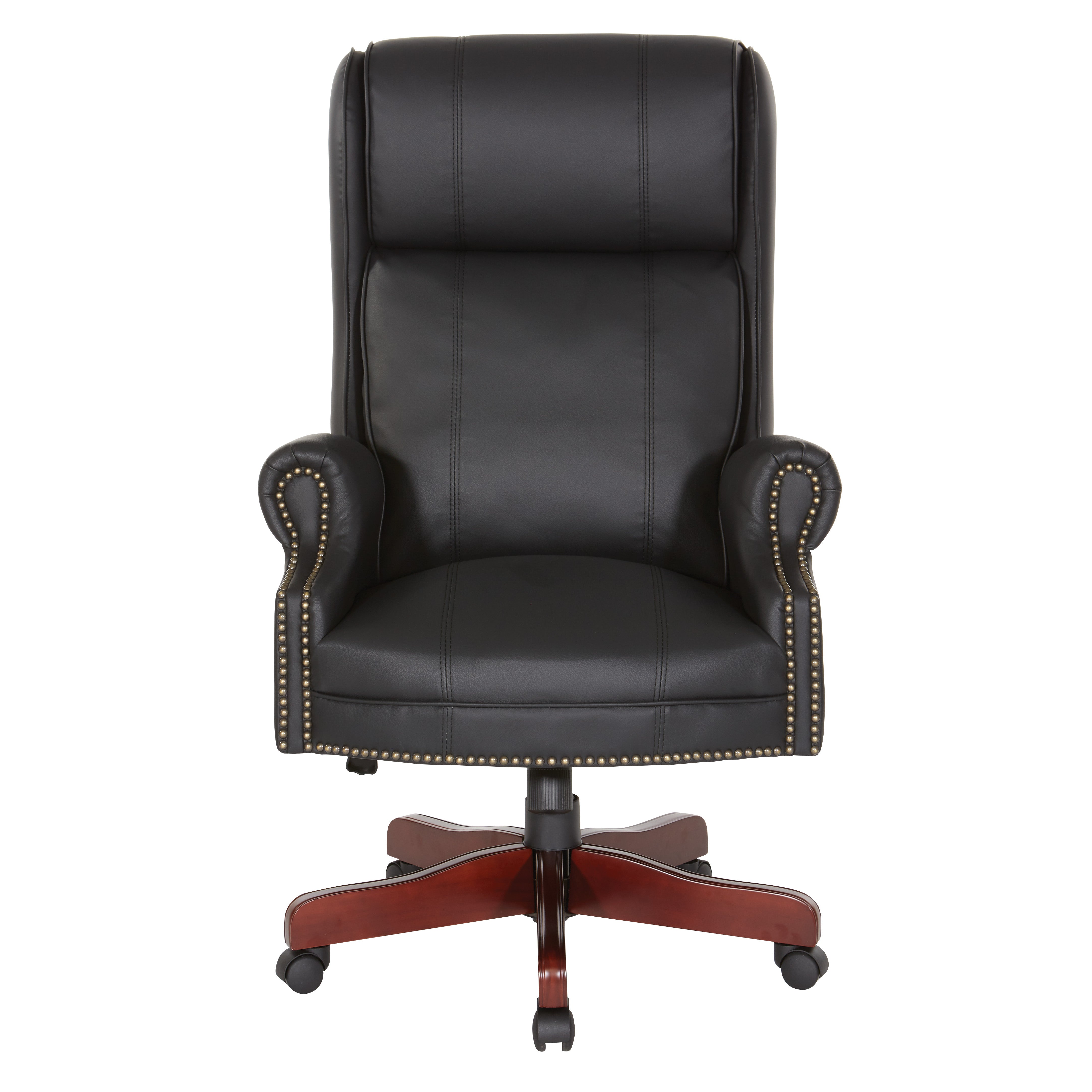 Executive High Back Chair - Black / Royal Cherry
