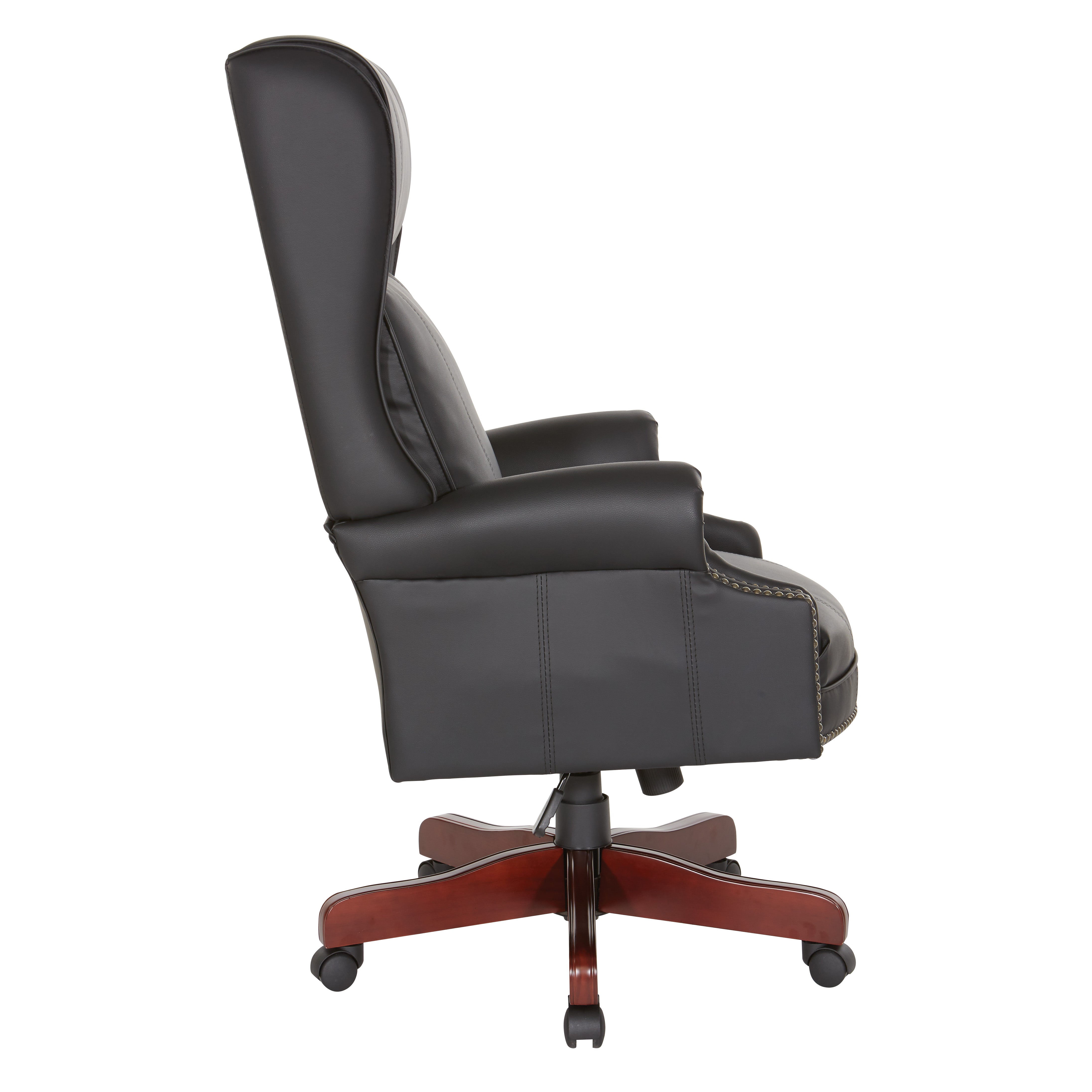 Executive High Back Chair - Black / Royal Cherry