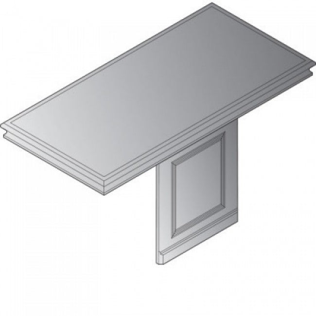 Townsend 60X30 Desk Set, Top/Modesty Panel - Royal Cherry