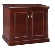 Townsend Two-Door Storage Cabinet, 36Wx20Dx30H - Royal Cherry