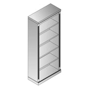 Townsend Wall Unit Bookcas - Royal Cherry