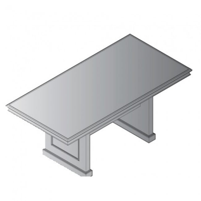 Townsend Base for 72"X36" Conference Table (Set of 2 Legs) - Royal Cherry