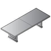 Townsend Rectangular Table 120" X 48", - Royal Cherry