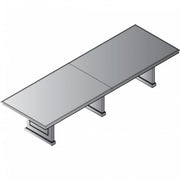 Base for 144" Conference table (Set of 3 Legs) - Royal Cherry