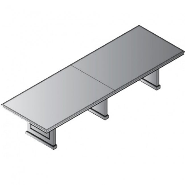 Base for 144" Conference table (Set of 3 Legs) - Royal Cherry
