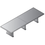 Townsend Rectangular Table 144" X 48" - Royal Cherry