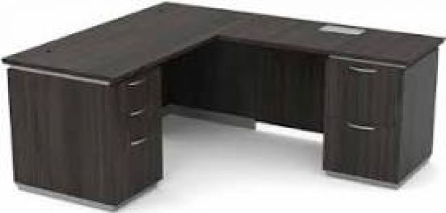 Tuxedo 66 x 30 Desk Set - Dark Roast