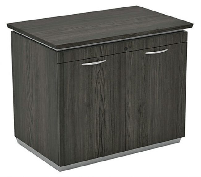Tuxedo 2-Door Storage Cabinet - Dark Roast