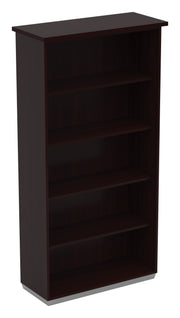 Tuxedo 5-Shelf Bookcase - Dark Roast