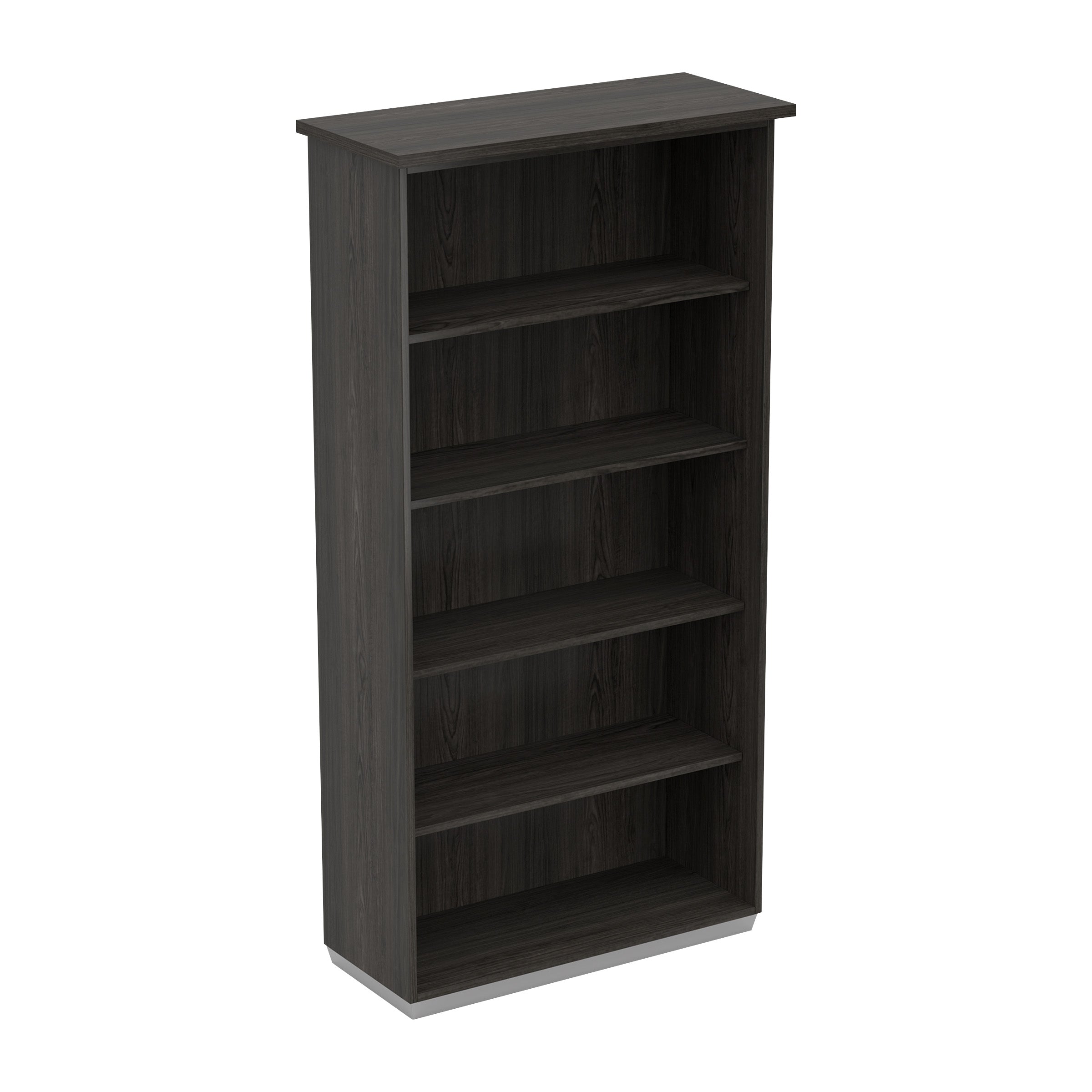 Tuxedo 5-Shelf Bookcase - Slate Grey