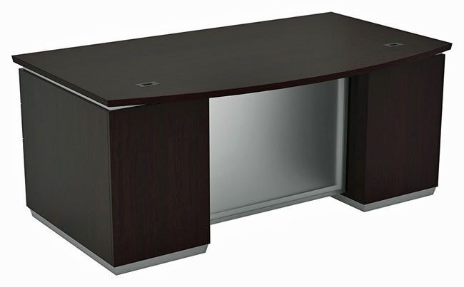 Tuxedo Left Box File Pedestal - Dark Roast