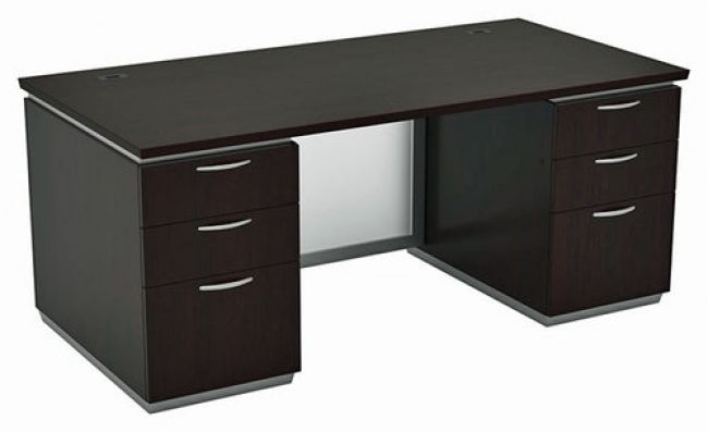 Tuxedo Right Box File Pedestal - Dark Roast