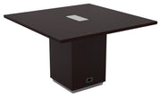 Tuxedo 48" Square Table - Dark Roast
