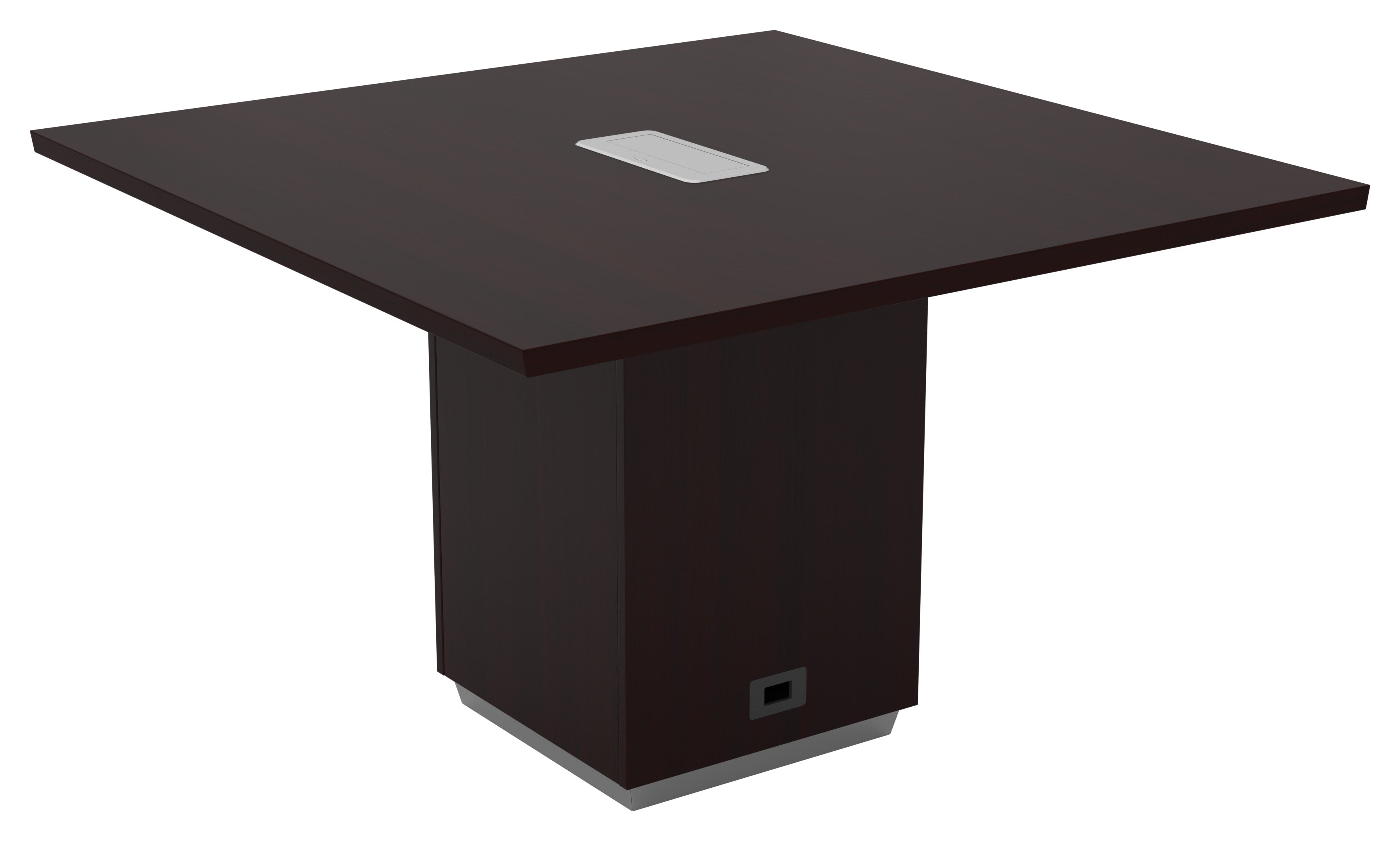 Tuxedo 48" Square Table - Dark Roast