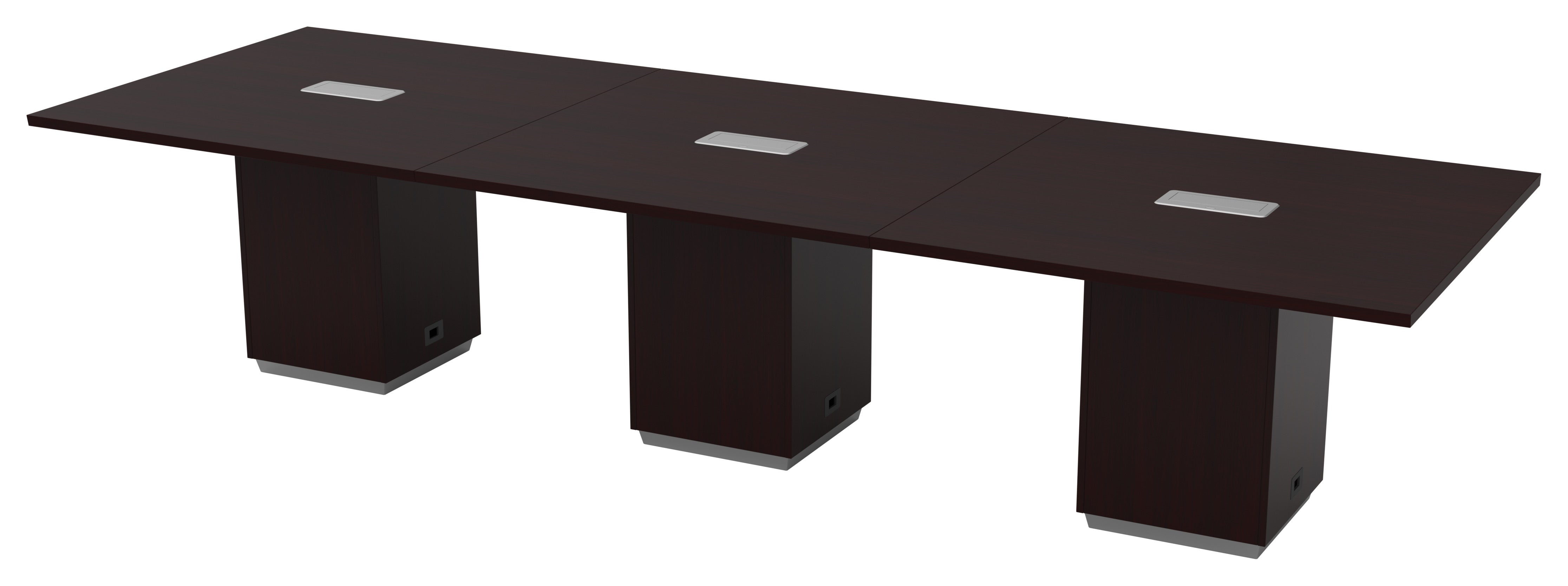 Tuxedo Rectangular Table 144x48x30H - Dark Roast