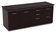 Tuxedo MultiFile/ Storage Credenza 72x24 - Dark Roast