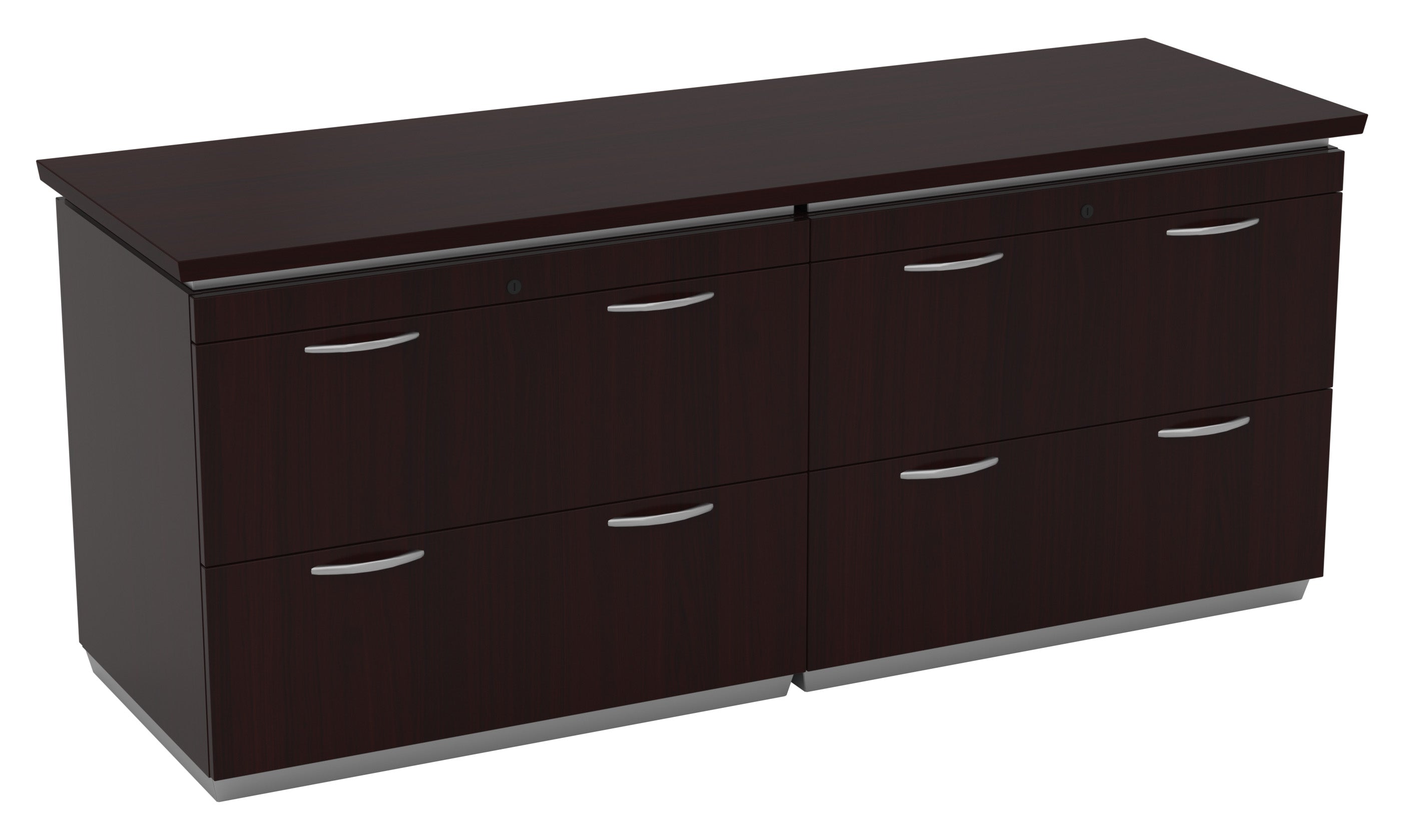 Tuxedo Double Lateral File Credenza 72x24 - Dark Roast