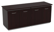 Tuxedo 4-Door Storage Credenza 72x24 - Dark Roast