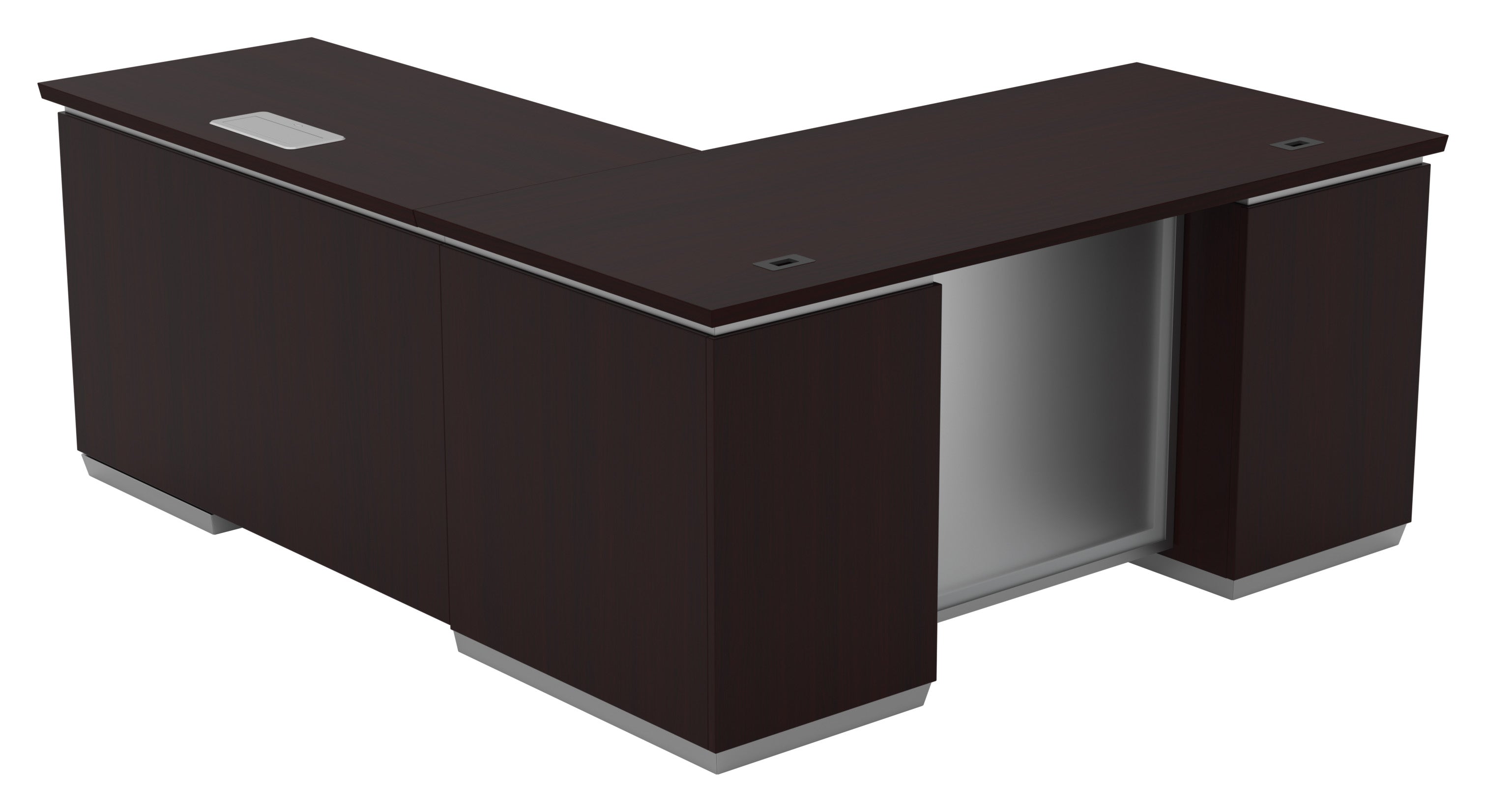 Tuxedo L-Shape w/ Right Return 66x78 - Dark Roast