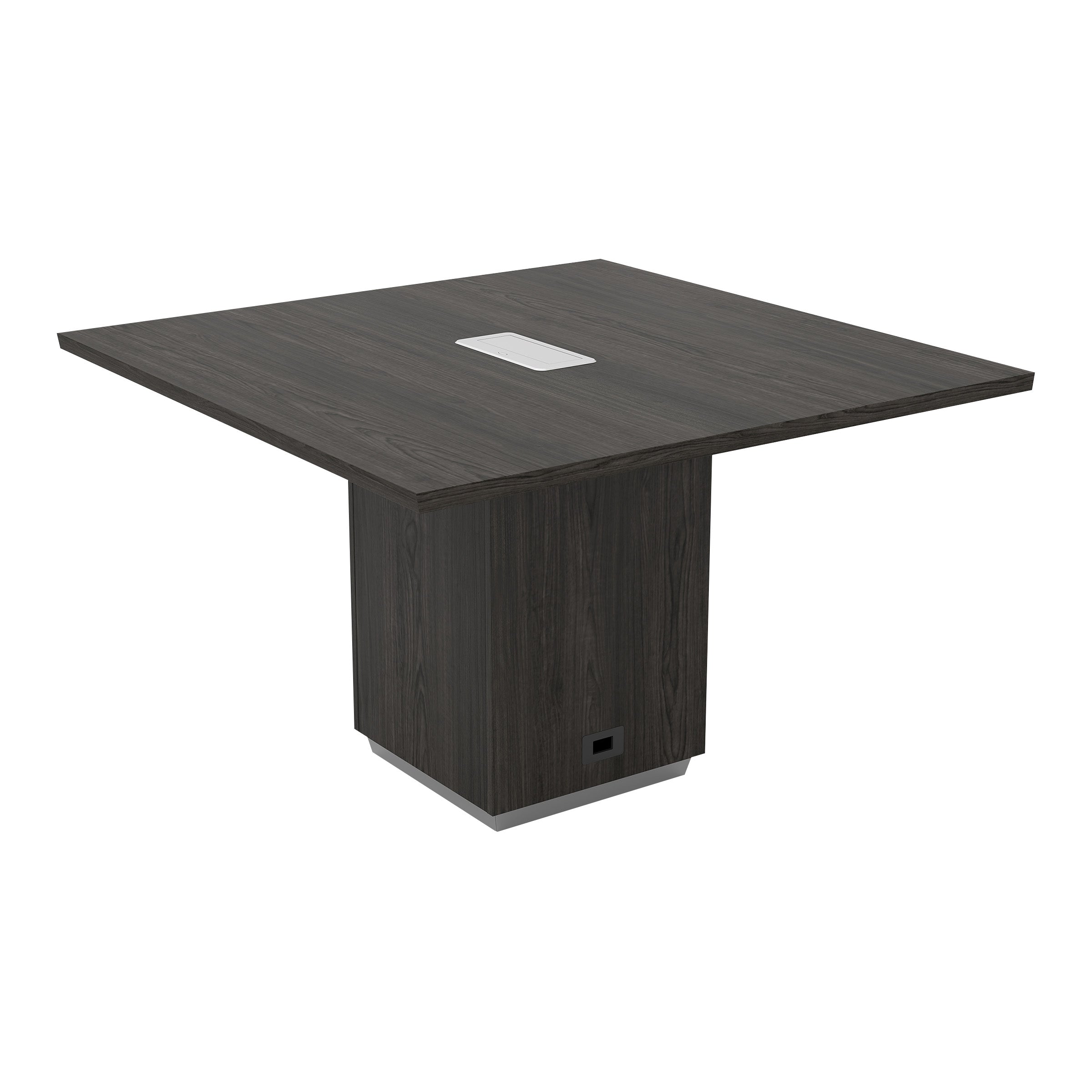 Tuxedo 48" Square Table - Slate Grey