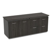 Tuxedo Lateral File/Storage Credenza 72x24 - Slate Grey