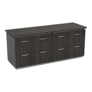 Tuxedo Double Lateral File Credenza 72x24 - Slate Grey