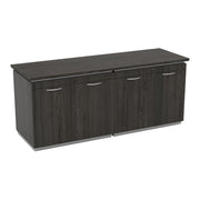 Tuxedo 4-Door Storage Credenza 72x24 - Slate Grey