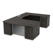 Tuxedo U-Shape w/ Bridge on Right 72x114 - Slate Grey