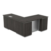 Tuxedo L-Shape w/ Right Return 66x78 - Slate Grey