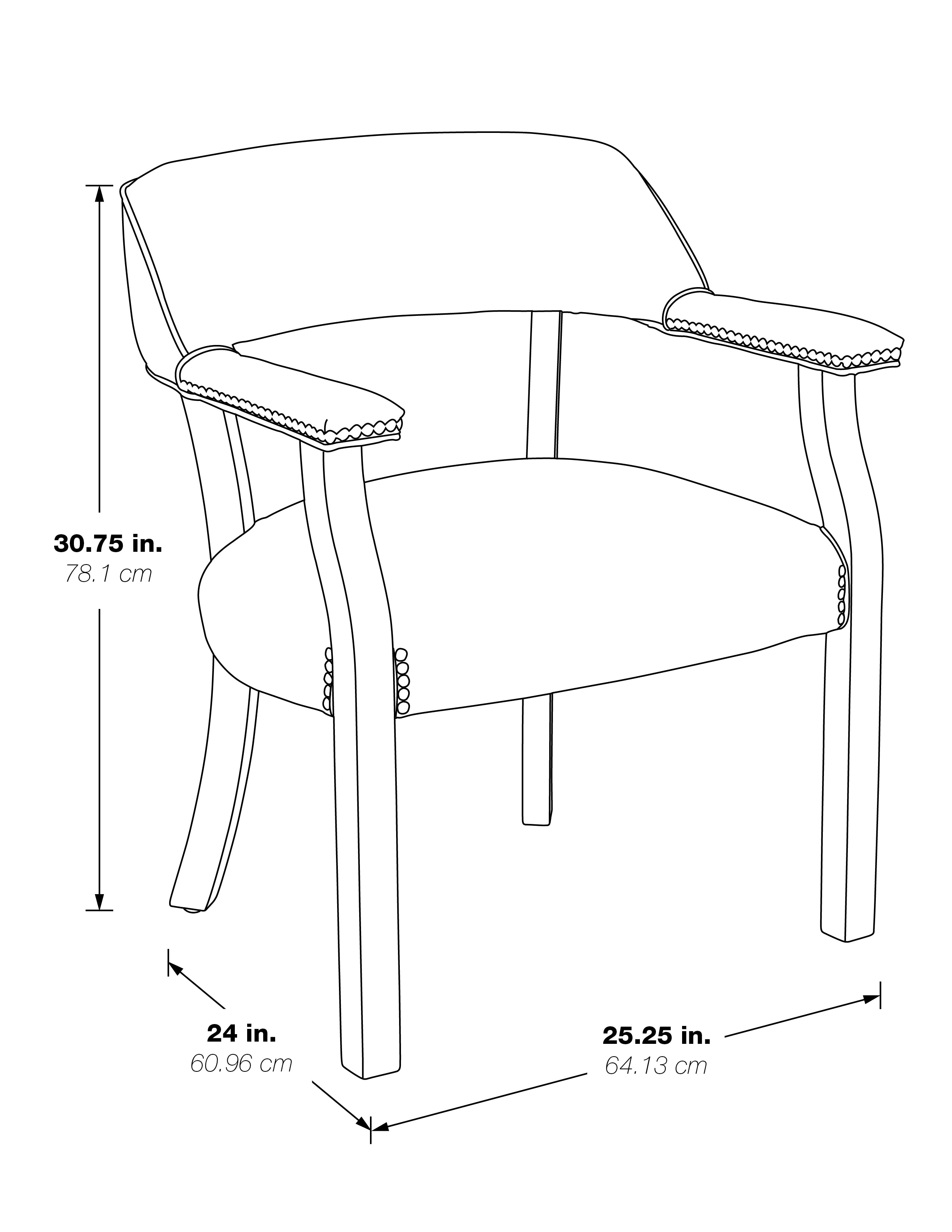 Traditional Guest Chair - Royal Cherry