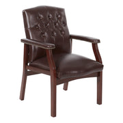 Traditional Visitors Chair  - Royal Cherry