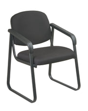 Deluxe Sled Base Armchair - Black