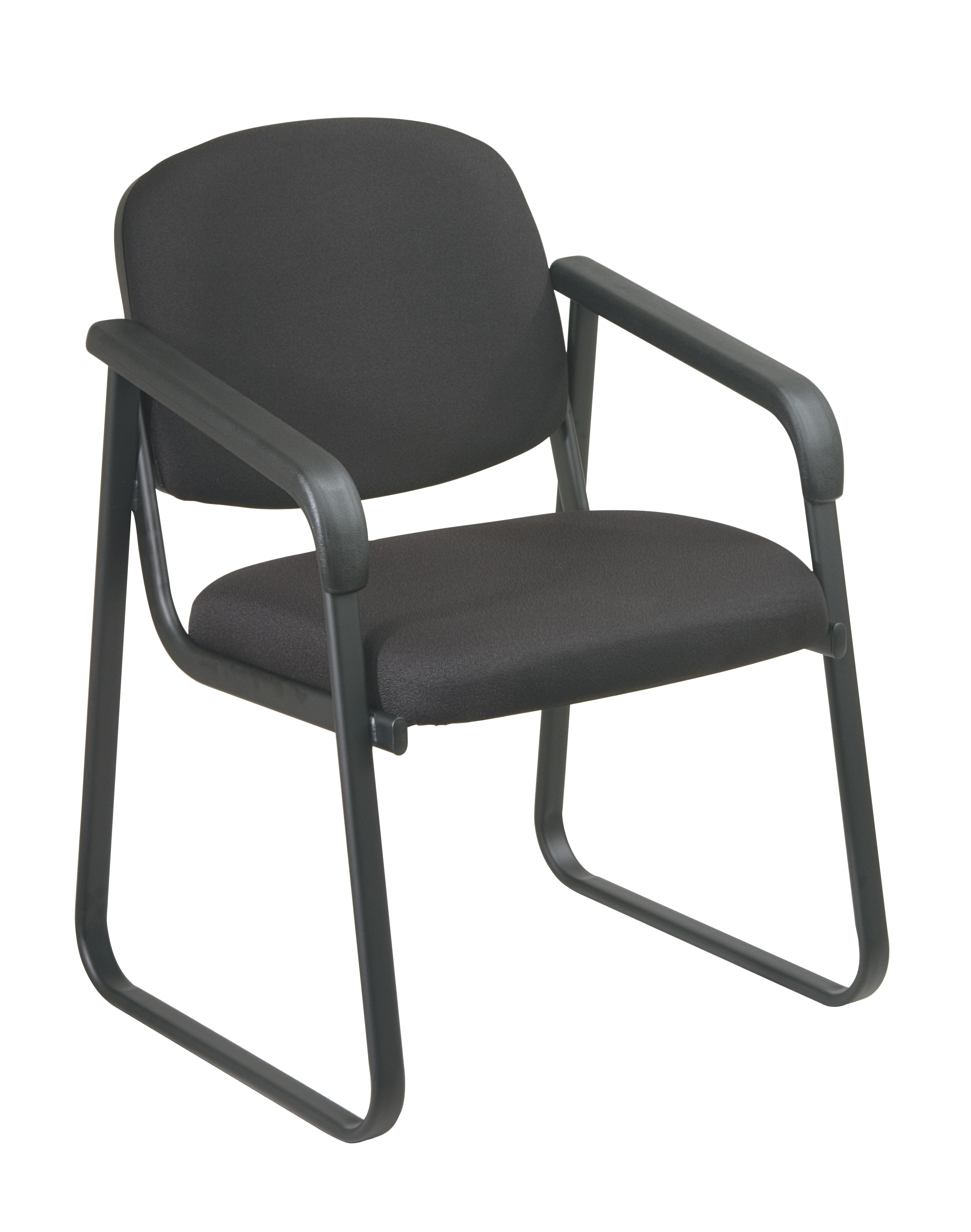 Deluxe Sled Base Armchair - Black
