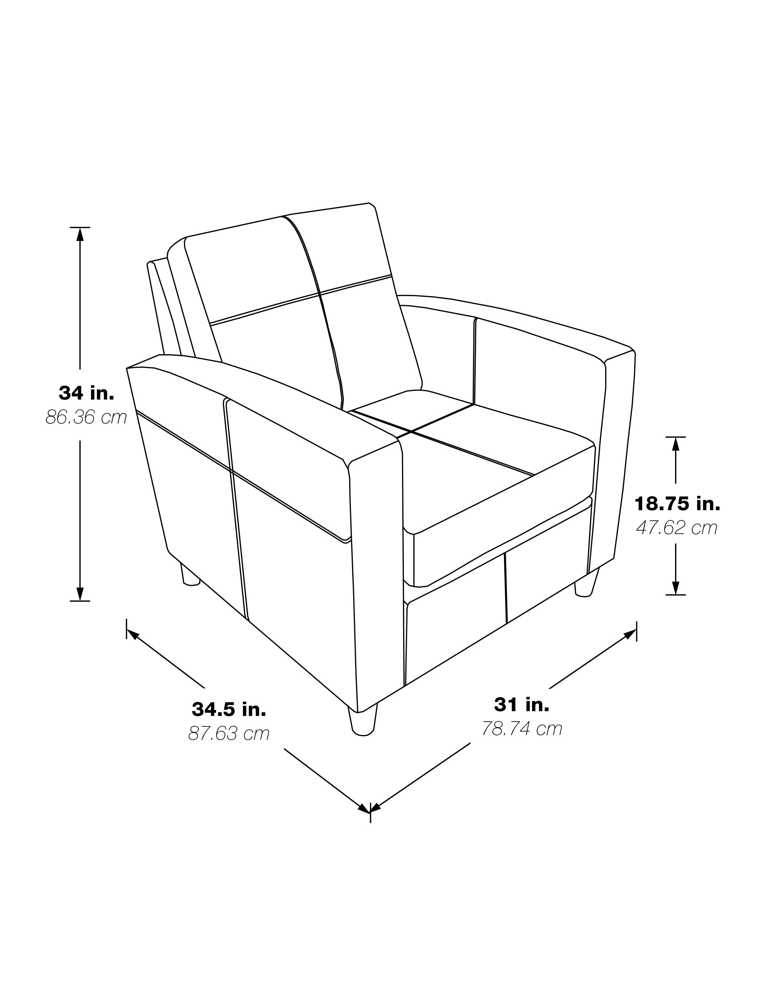 Venus Club Chair - Crimson