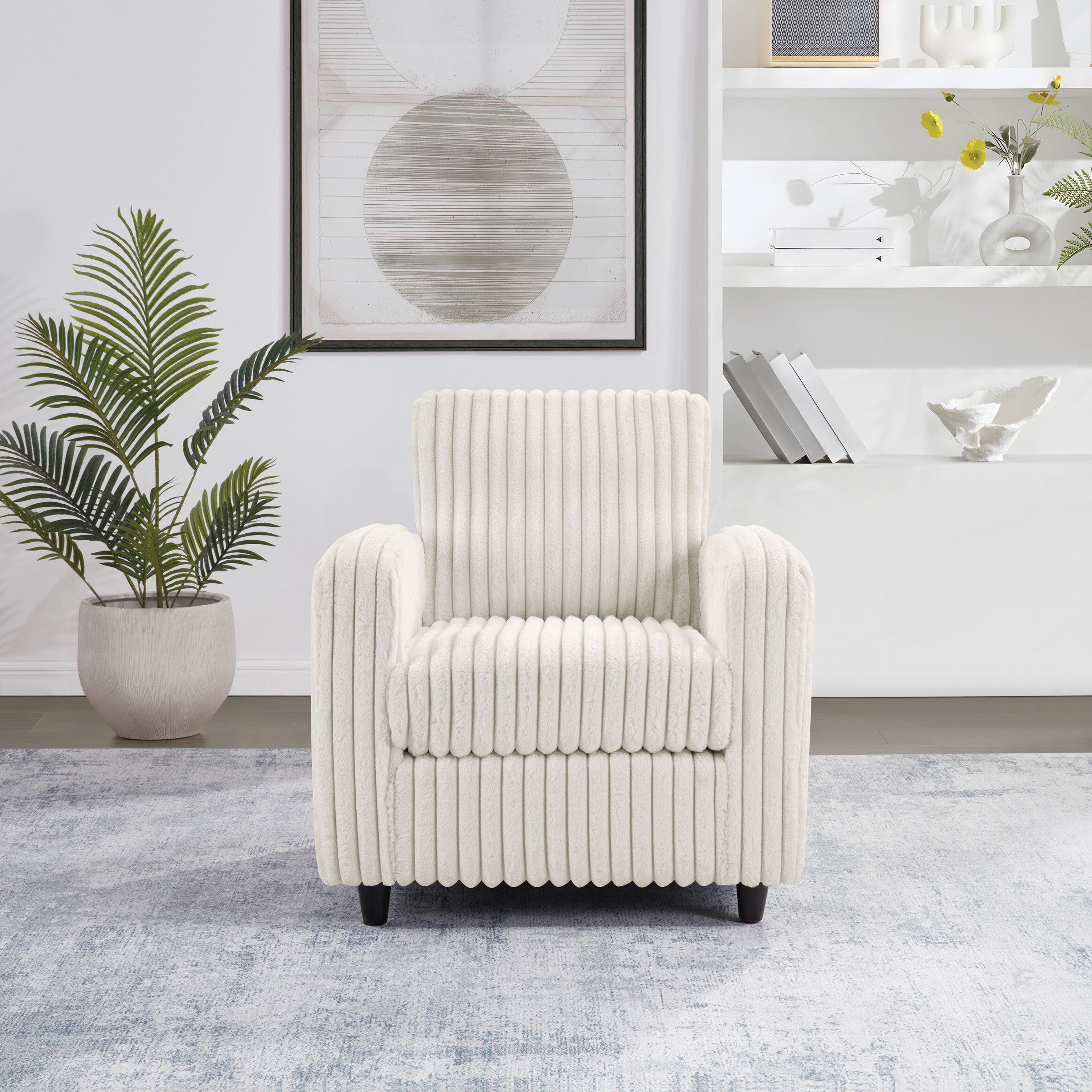 Venus Club Chair - White Cord