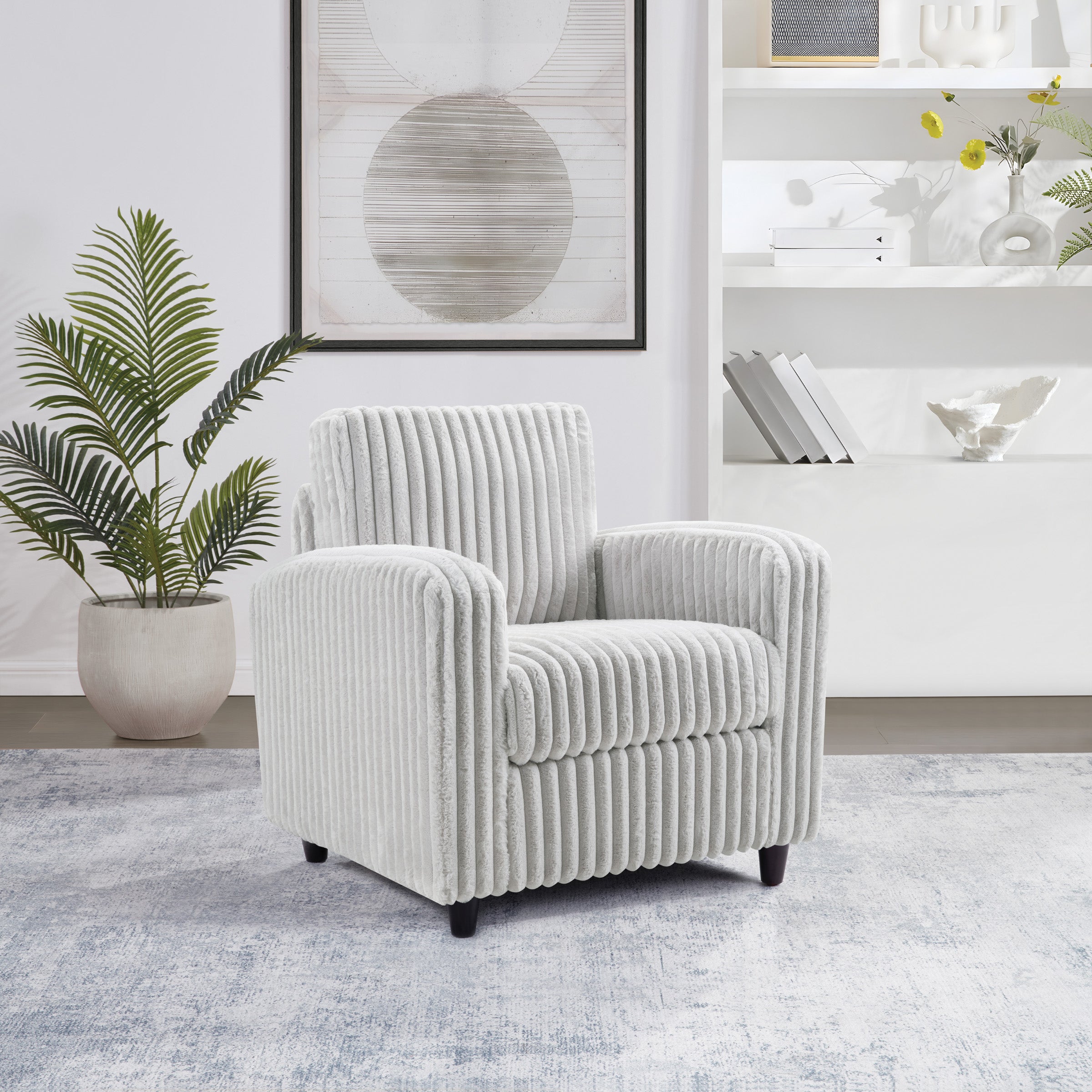 Venus Club Chair - Fog Cord