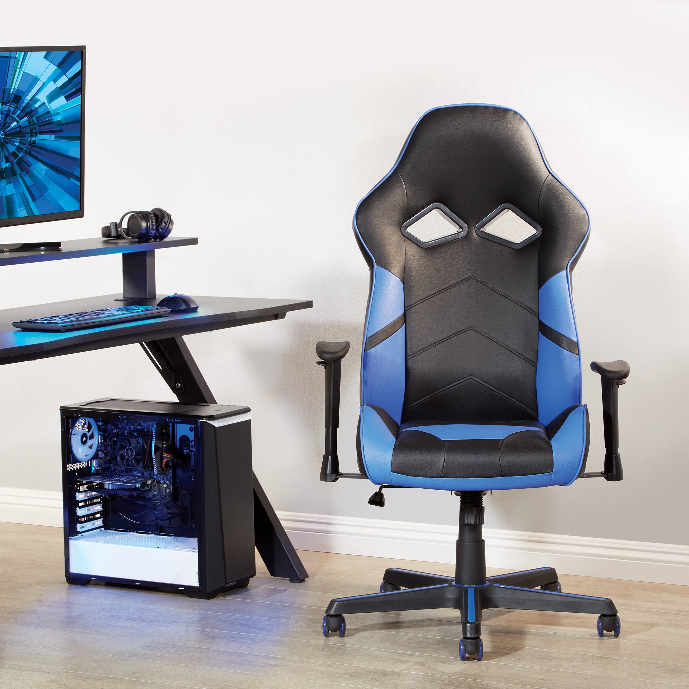 Vapor Gaming Chair - Blue/Black