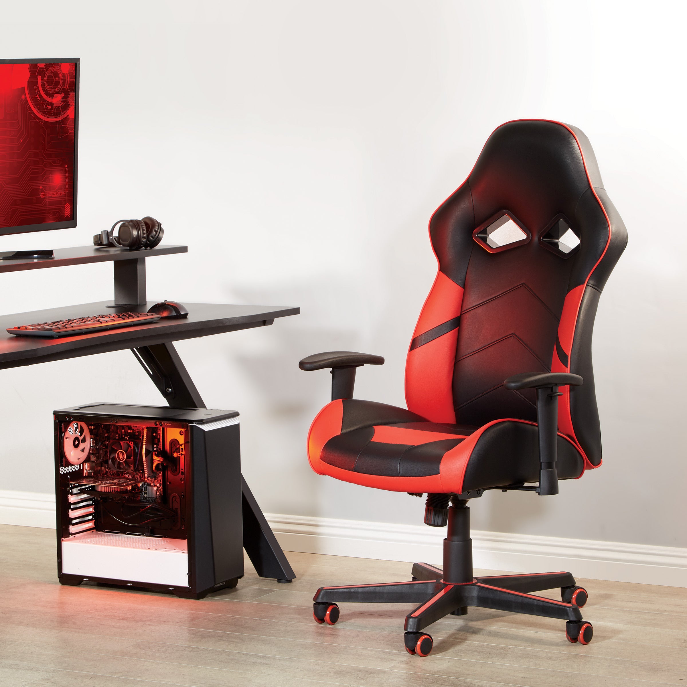 Vapor Gaming Chair - Red/Black