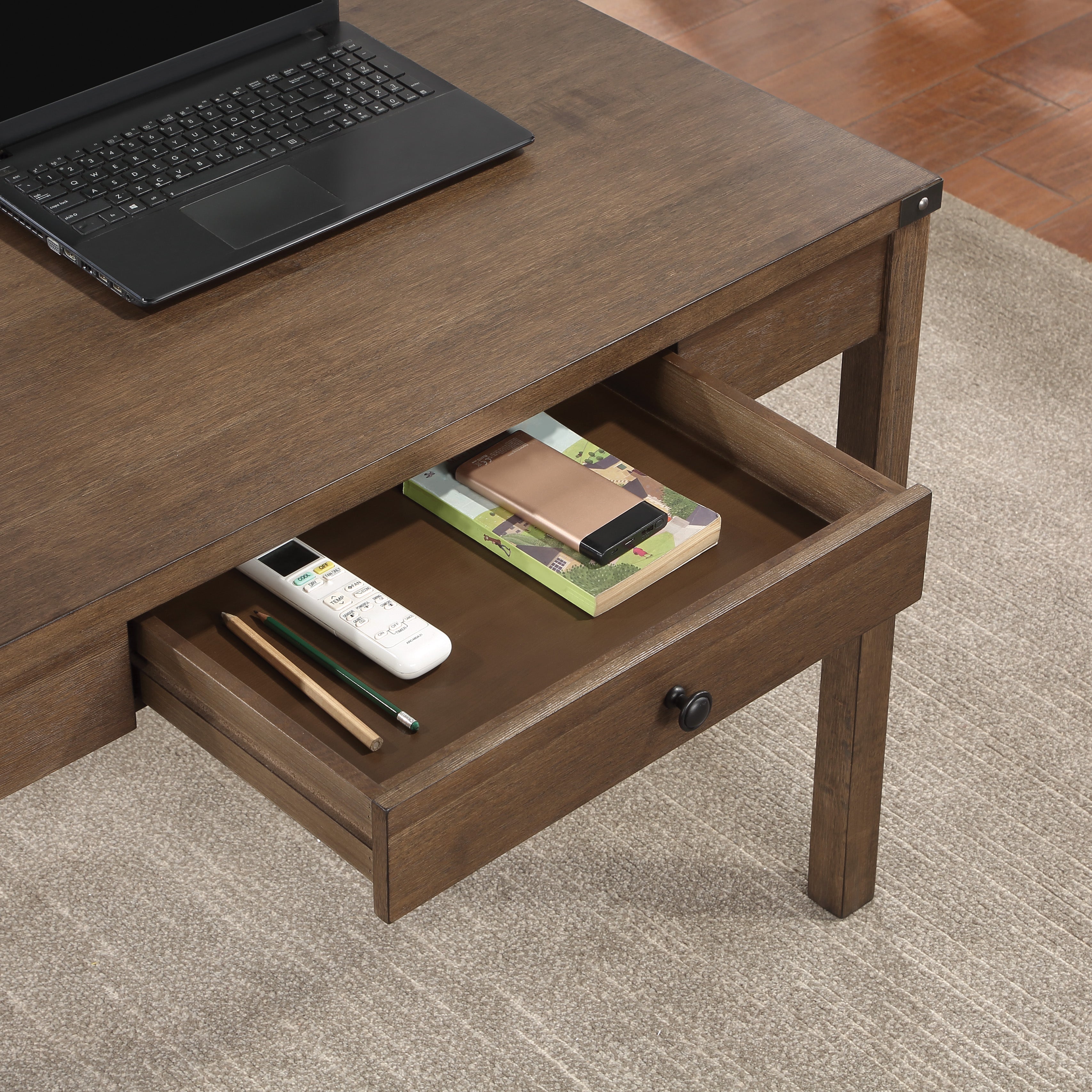 Victor Writing Desk - Brown Oak
