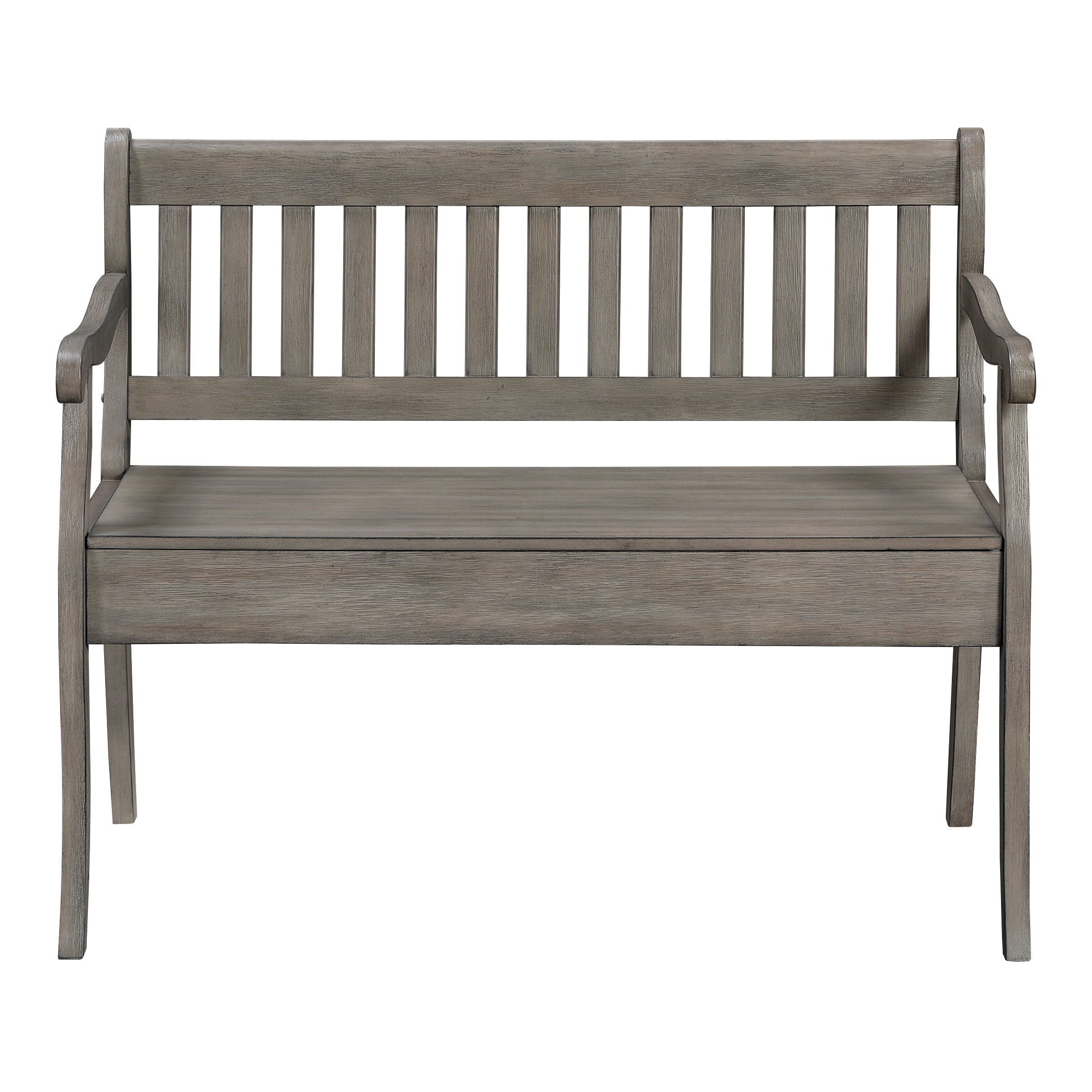Wakefield Entryway Storage Bench Goldstone Finish