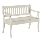 Wakefield Entryway Storage Bench in White Finish