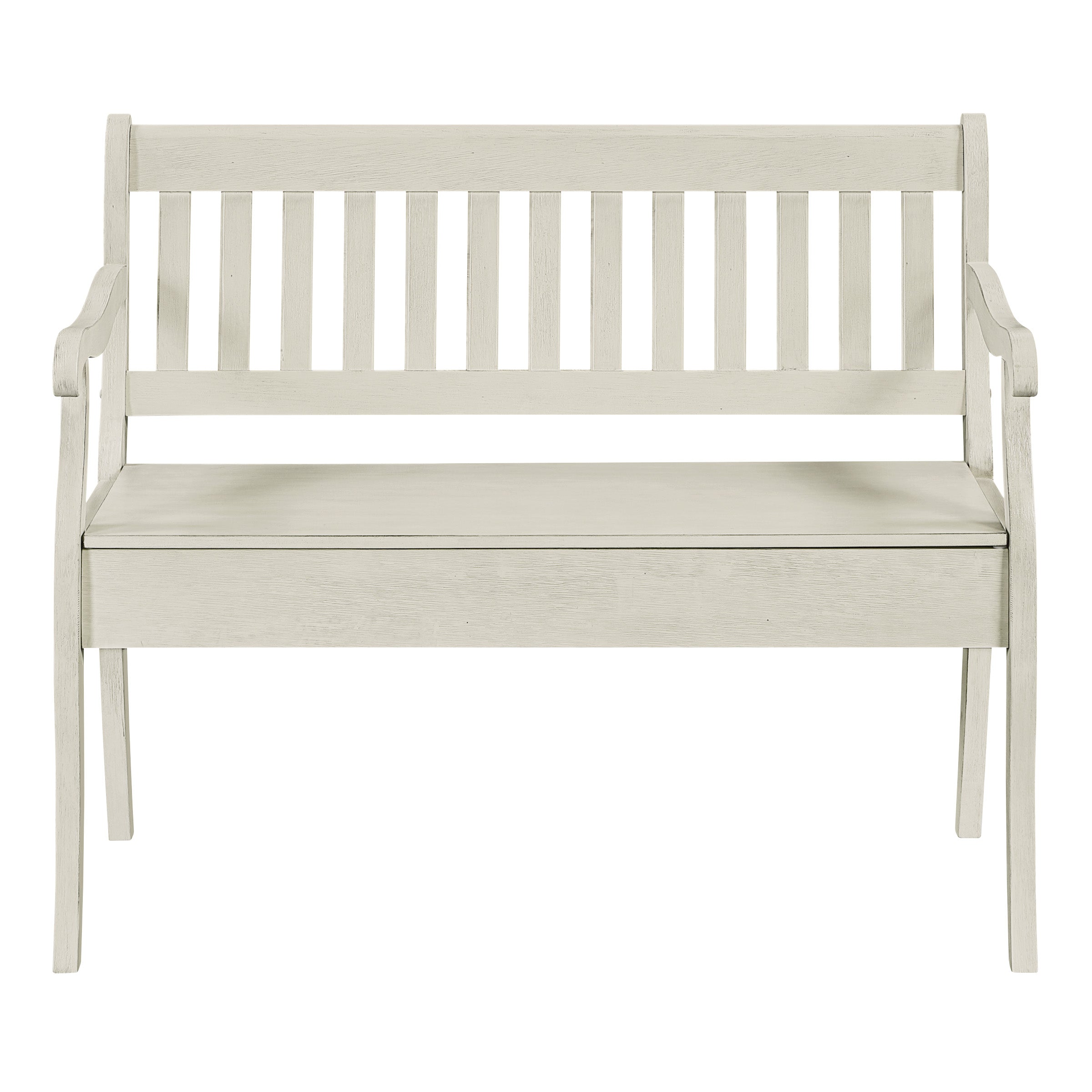 Wakefield Entryway Storage Bench in White Finish