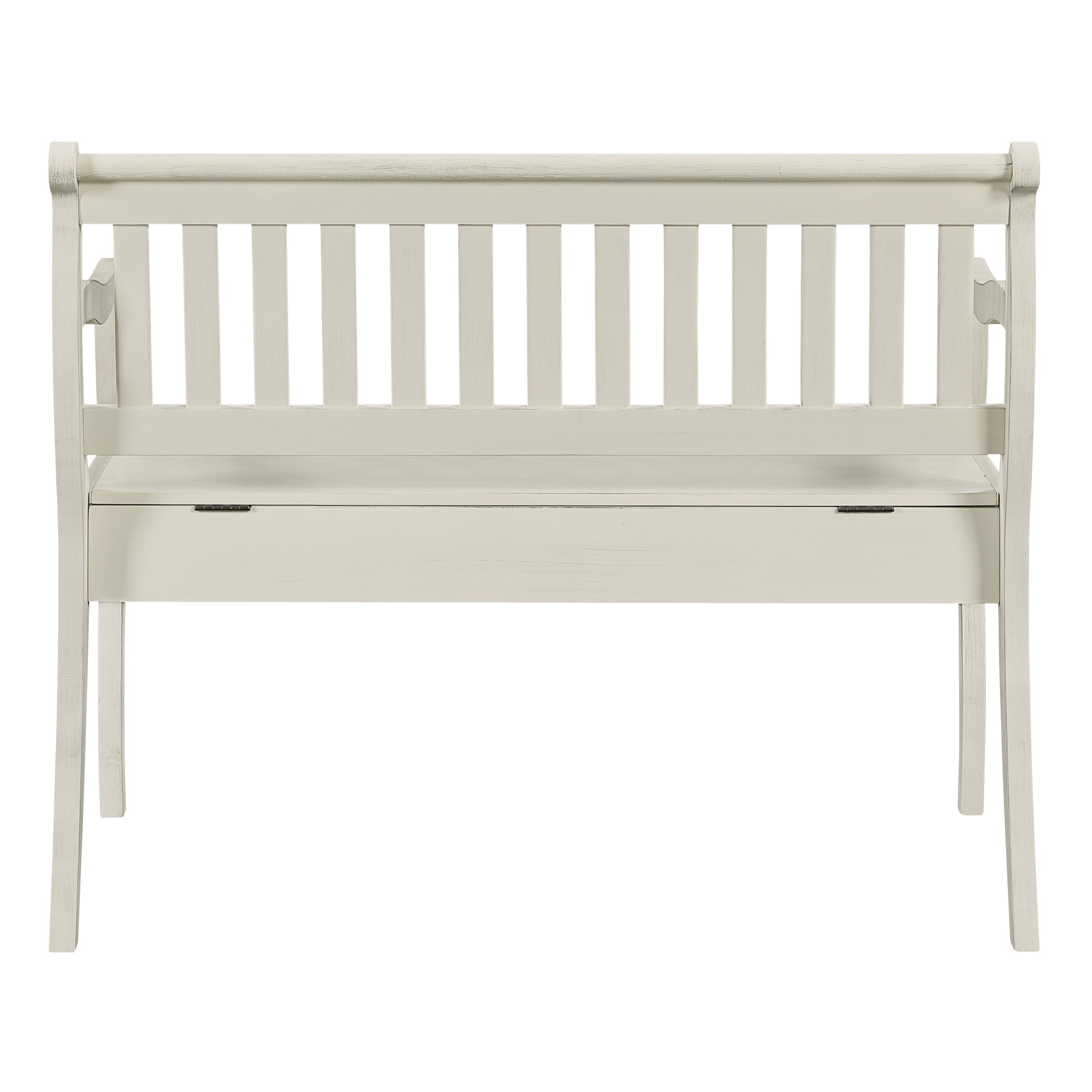 Wakefield Entryway Storage Bench in White Finish