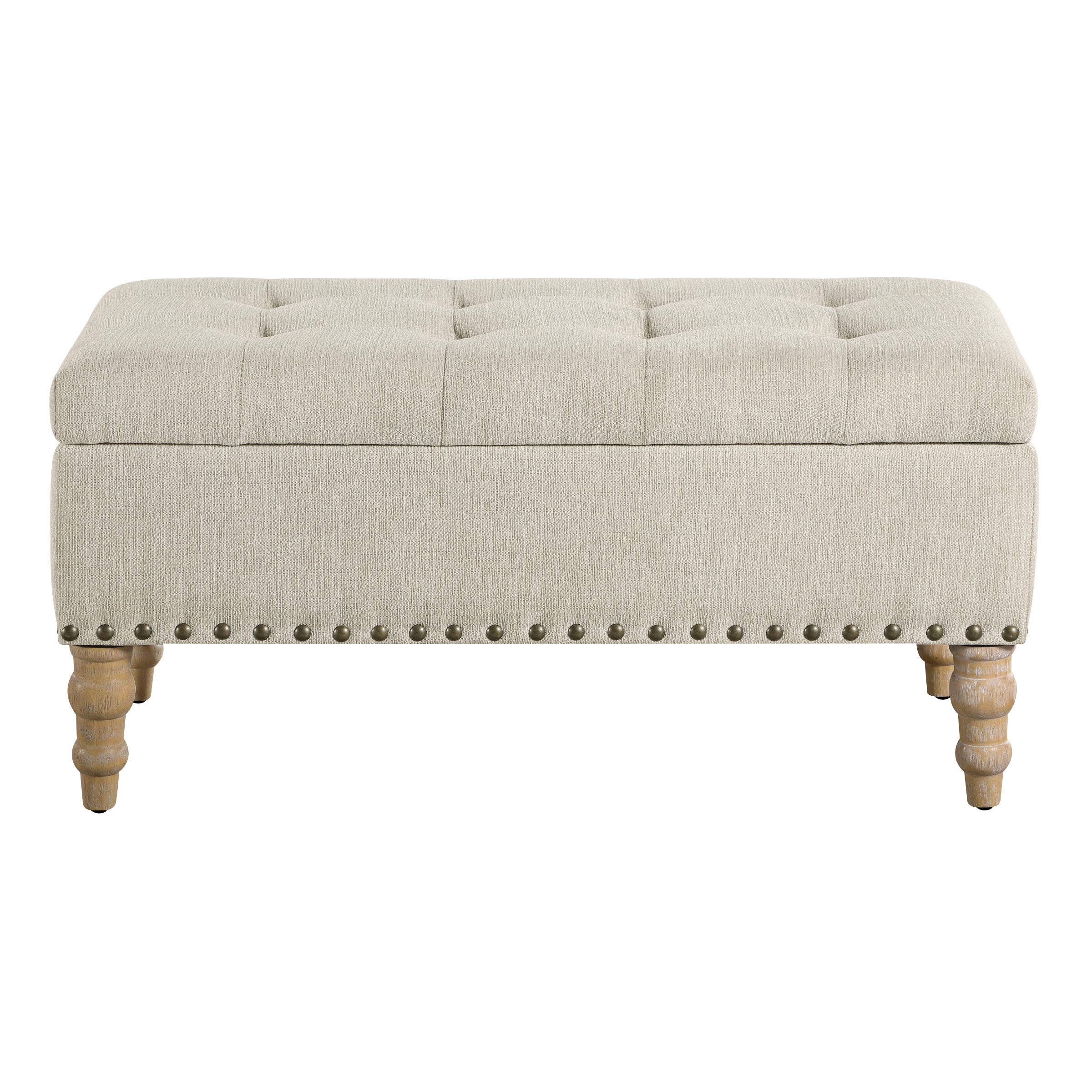 Woodbury Storage Bench - Linen