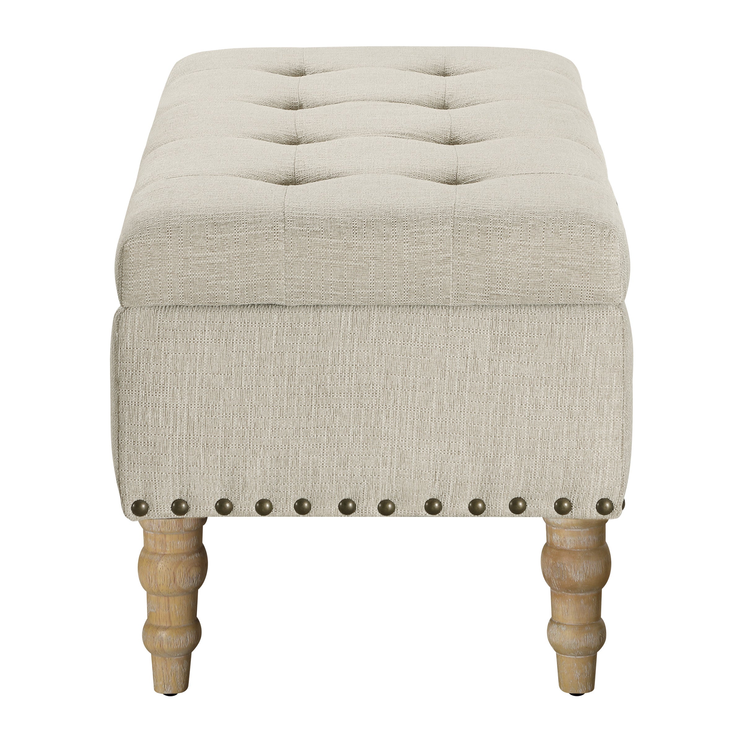 Woodbury Storage Bench - Linen