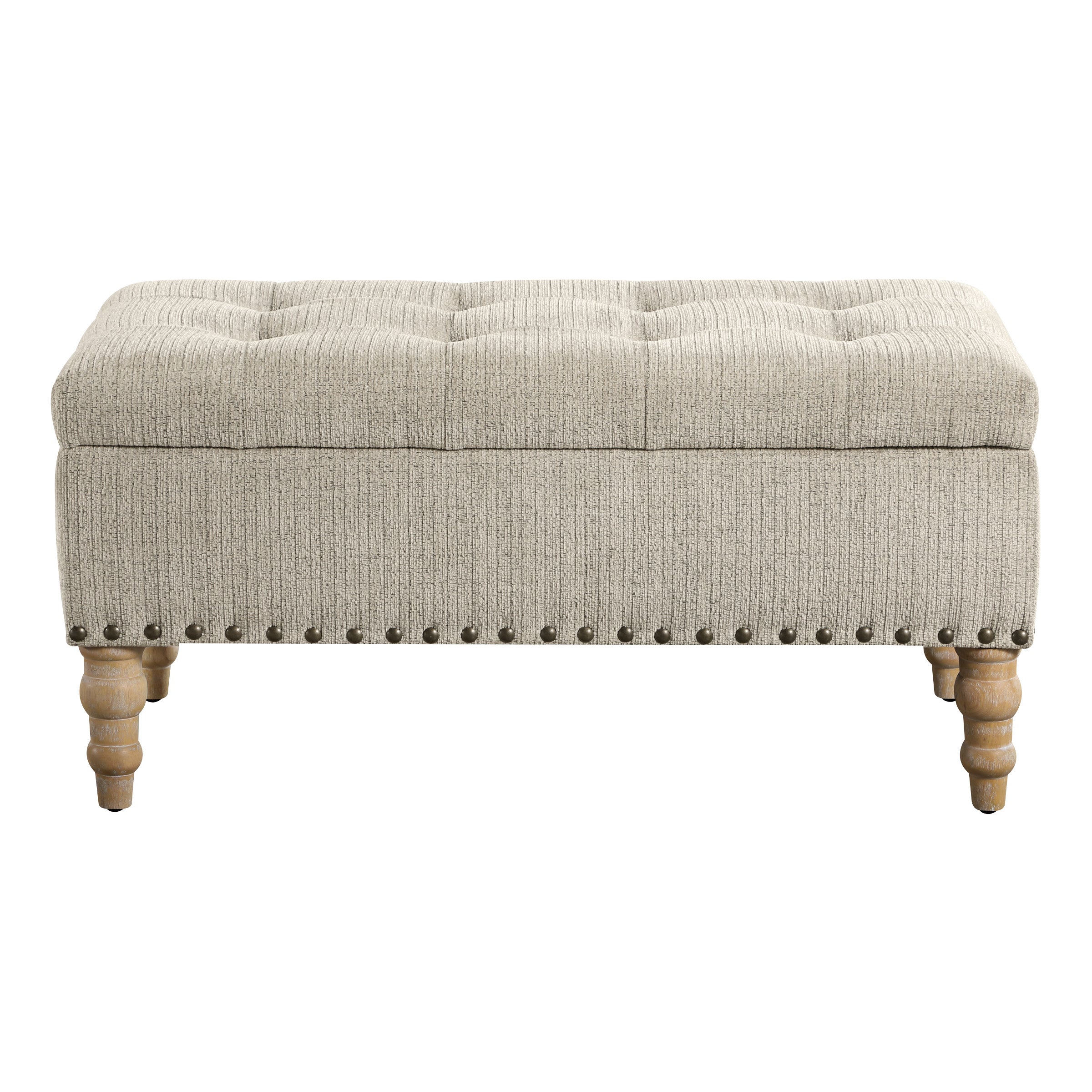 Woodbury Storage Bench - Marble