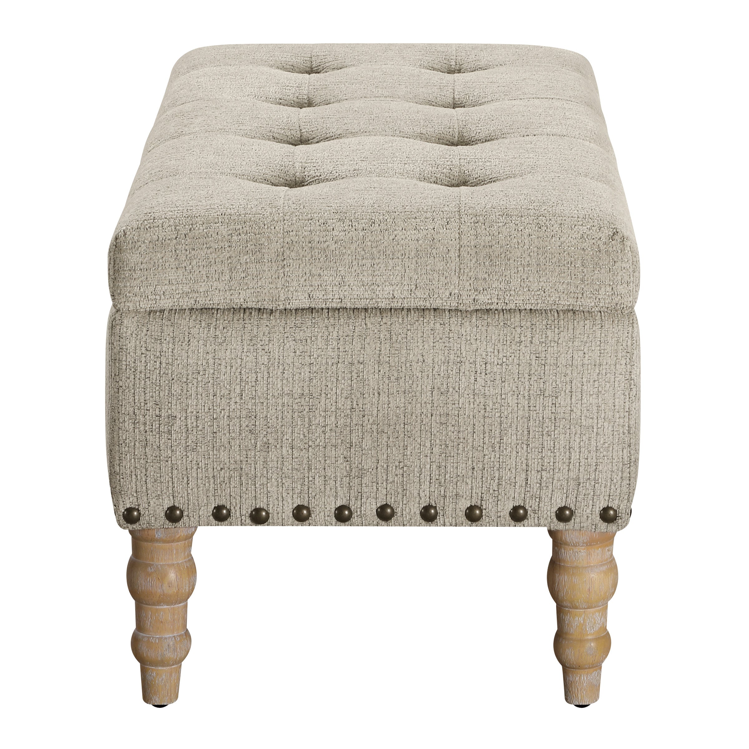 Woodbury Storage Bench - Marble