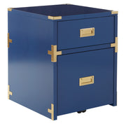 Wellington 2 Drawer File Cabinet - Lapis Blue