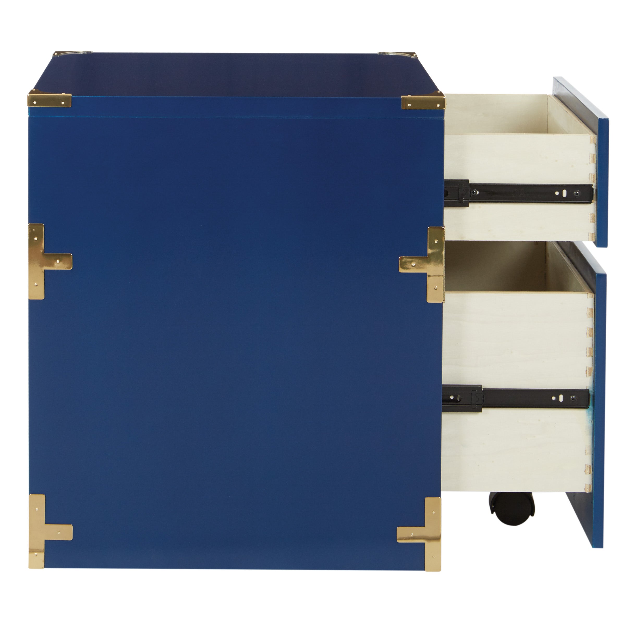 Wellington 2 Drawer File Cabinet - Lapis Blue